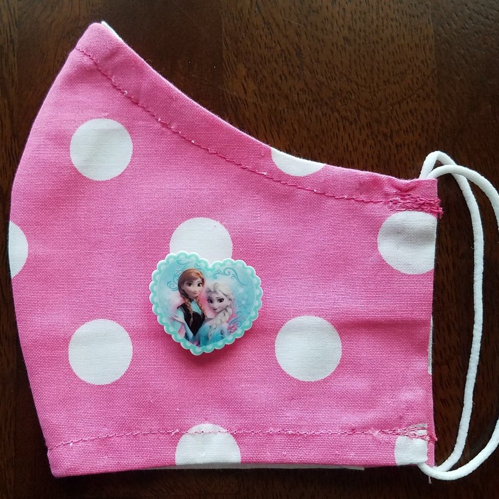 Face Mask ADULT Removable FROZEN Princess